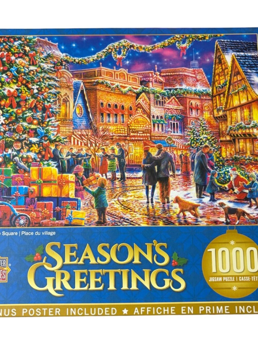 PUZZLE - CHRISTMAS SCENE VILLAGE SQUARE
